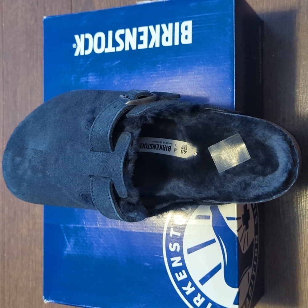 Birkenstock Boston Shearling Suede Leather (Unisex) - Picture 6 of 9